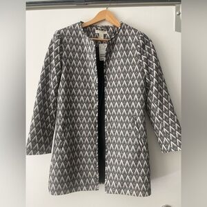H&M Geometric Blazer Coat
